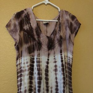 Tie dye dressy like material